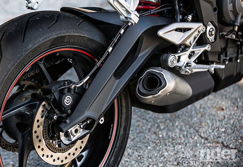 A new gullwing swingarm promises to be lighter and offer more stability.