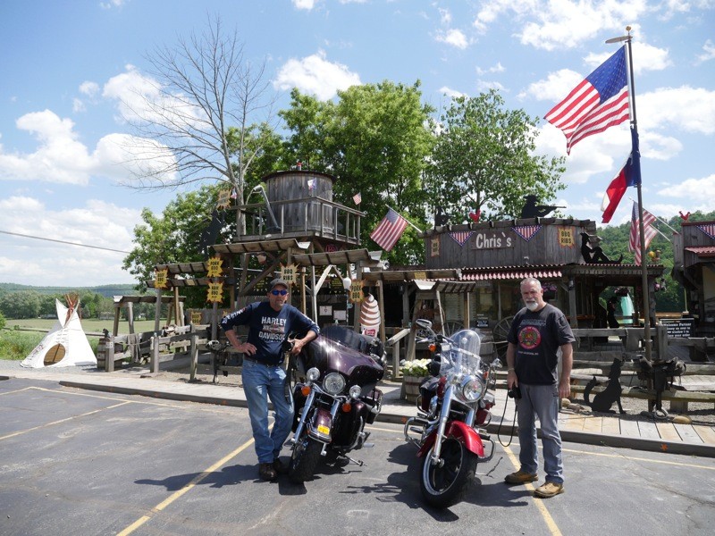 We stopped for a quick photo op at Chris's Western Beef, a fun barbecue spot about 20 miles east of the Marie Antoinette Overlook