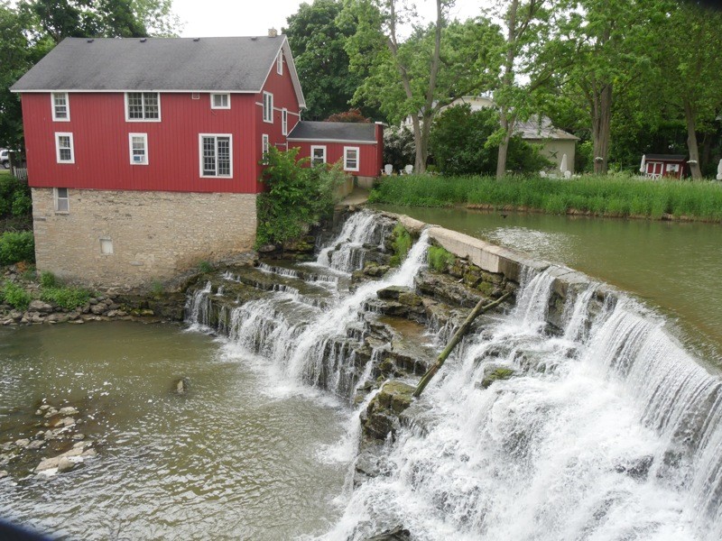 One of the old mills that still stands alongside Honeoye Creek in the quaint village of Honeoye Falls