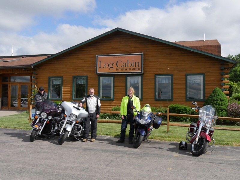 The Log Cabin Family Restaurant in Macedon, New York, just a few miles from Bed N Biker, was our go-to spot for several meals during our tour