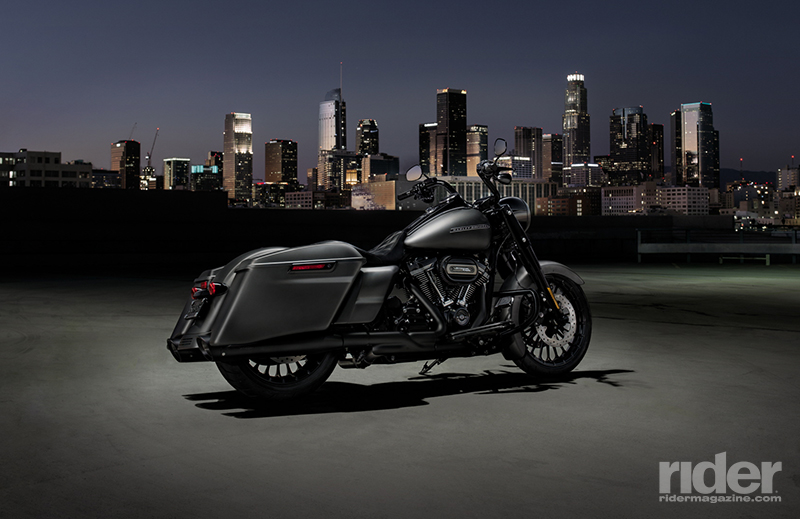 The 2017 Road King Special in Charcoal Denim.