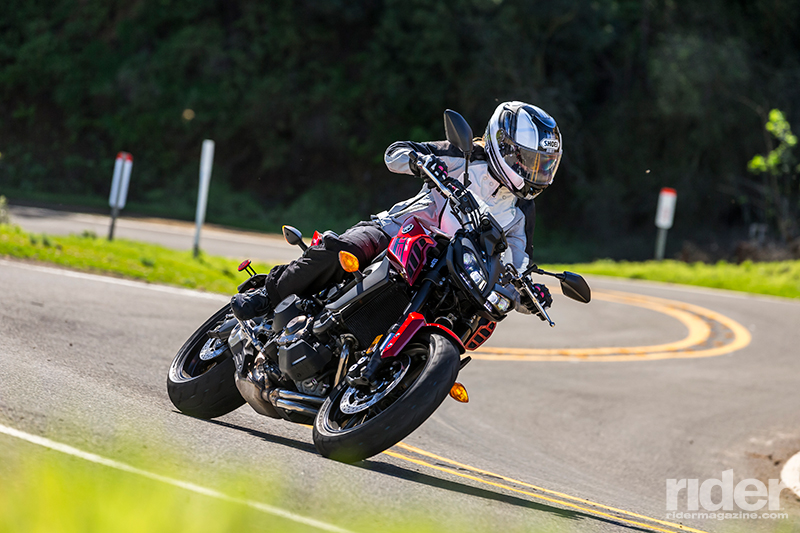The "bang-for-the-buck" king is better than ever, with a host of upgrades that improve performance and rideability, and sharp, aggressive new styling befitting its sporting nature. (Photos by Garth Milan and Triumph Motorcycles)