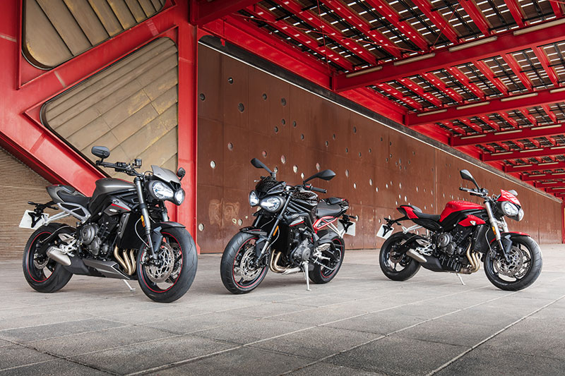 2017 Triumph Street Triple family: RS, R and S