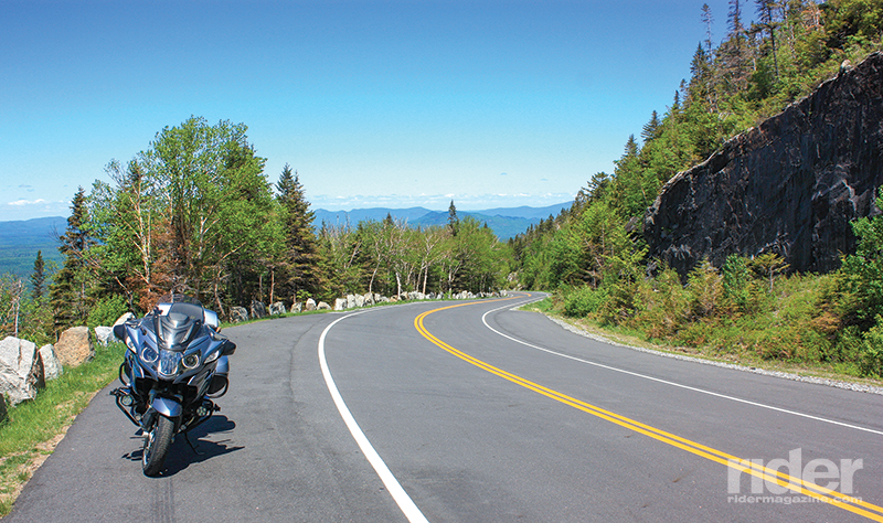 Even at its lower elevations, Whiteface Mountain Veterans Memorial Highway serves up stunning views of Adirondack peaks and lakes.