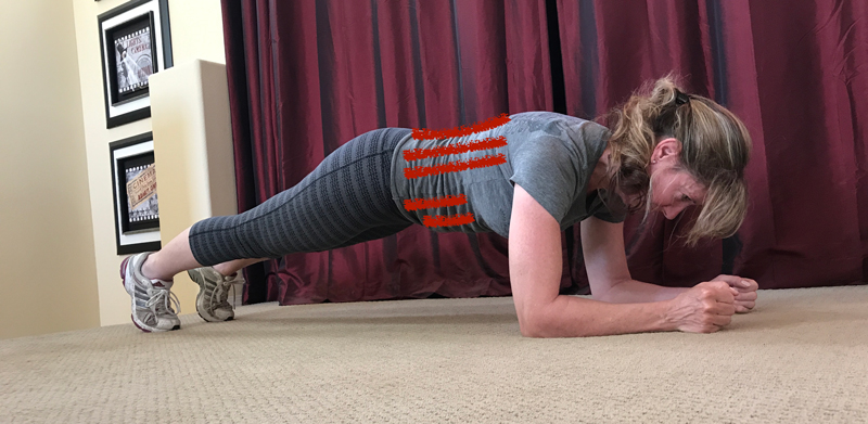 Advanced plank position