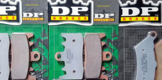 DP Brakes SDP Sport HH+ brake pads feature a plasma-applied, ceramic heat shield on the backside. This minimizes heat transfer to the brake fluid for no fade and great feel.