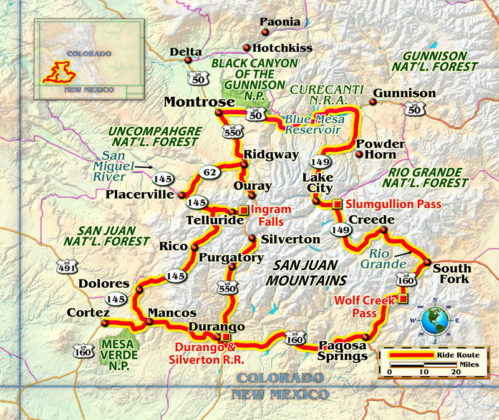 Favorite Ride: Rediscovering Gold on the Million Dollar Highway | Rider ...