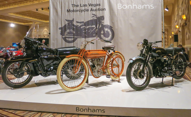 Bonhams and Mecum Motorcycle Auction
