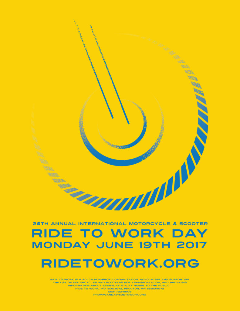 Ride to Work Day 2017 poster