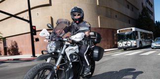 Zero DSR electric bike with police package. Images courtesy of Zero Motorcycles.