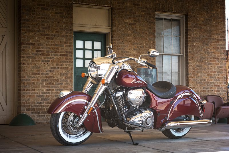 2018 Indian Chief Classic in Burgundy Metallic. Images courtesy Indian Motorcycle.