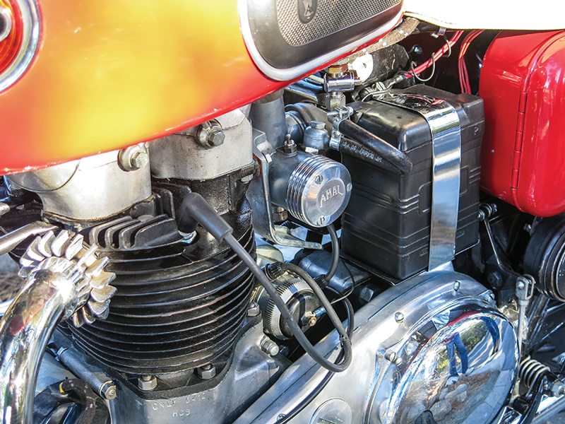 1958 Ariel Cyclone Twin 650 engine