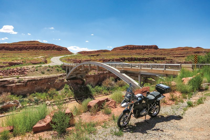 Monument Valley by motorcycle