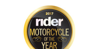Rider Magazine's 2017 Motorcycle of the Year.