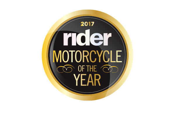 Rider Magazine's 2017 Motorcycle of the Year.