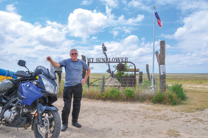 West Kansas motorcycle ride
