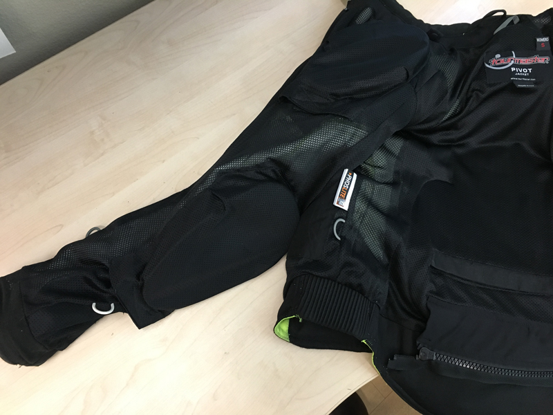 Cleaning motorcycle apparel