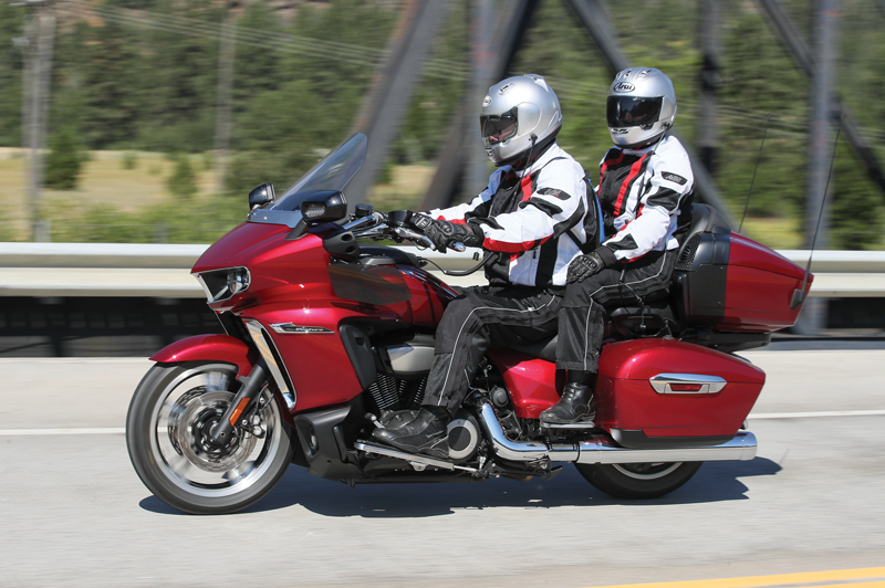 Riding two-up on the new Yamaha Star Venture