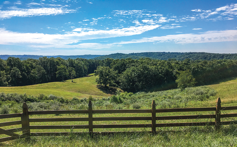 Motorcycle ride through Indiana