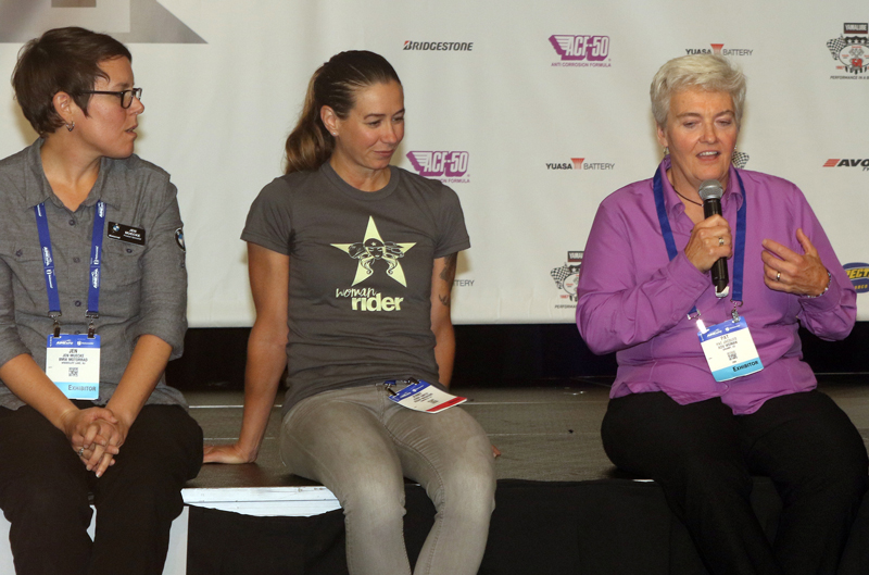 Women Who Ride panel
