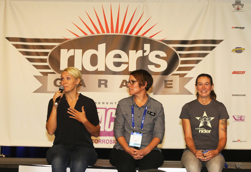 Women Who Ride panel