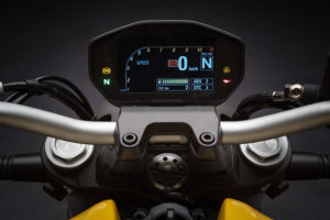 2018 Ducati Monster 821 TFT display