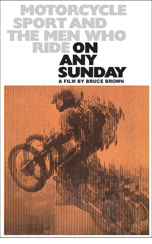 Movie poster for Bruce Brown's 1971 documentary, "On Any Sunday."