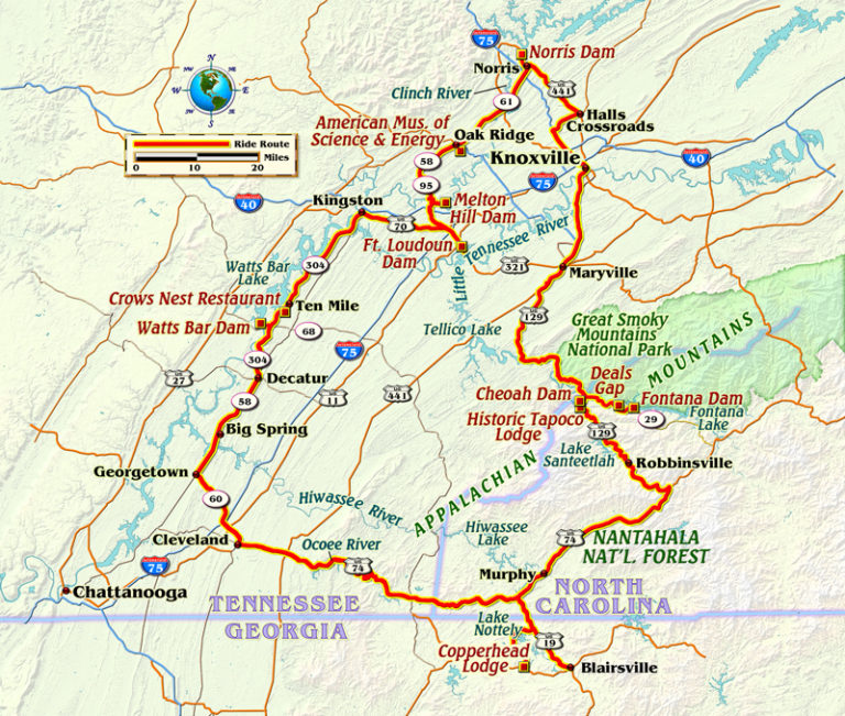 Best Dam Ride in the South: The TVA Dams of the Upper Tennessee River ...