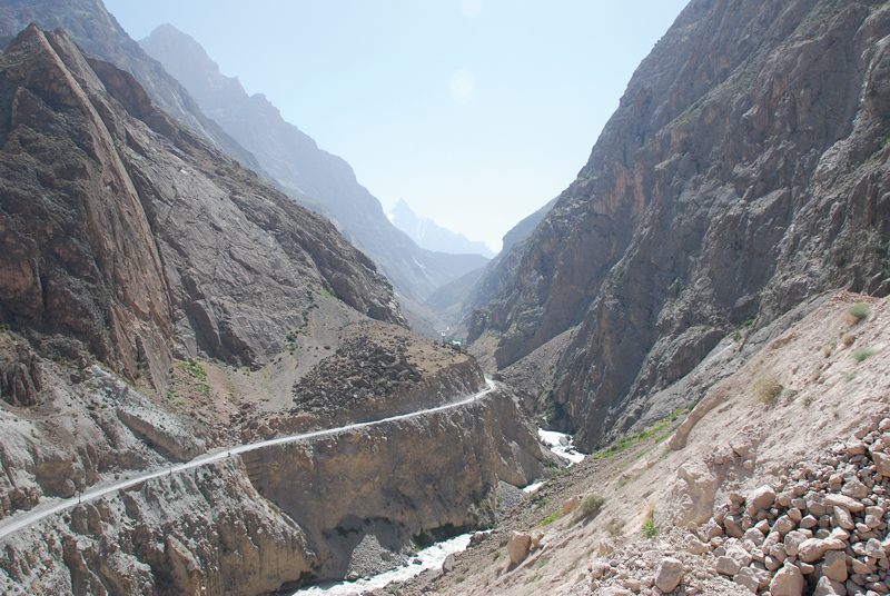 The roads in Tajikistan.  