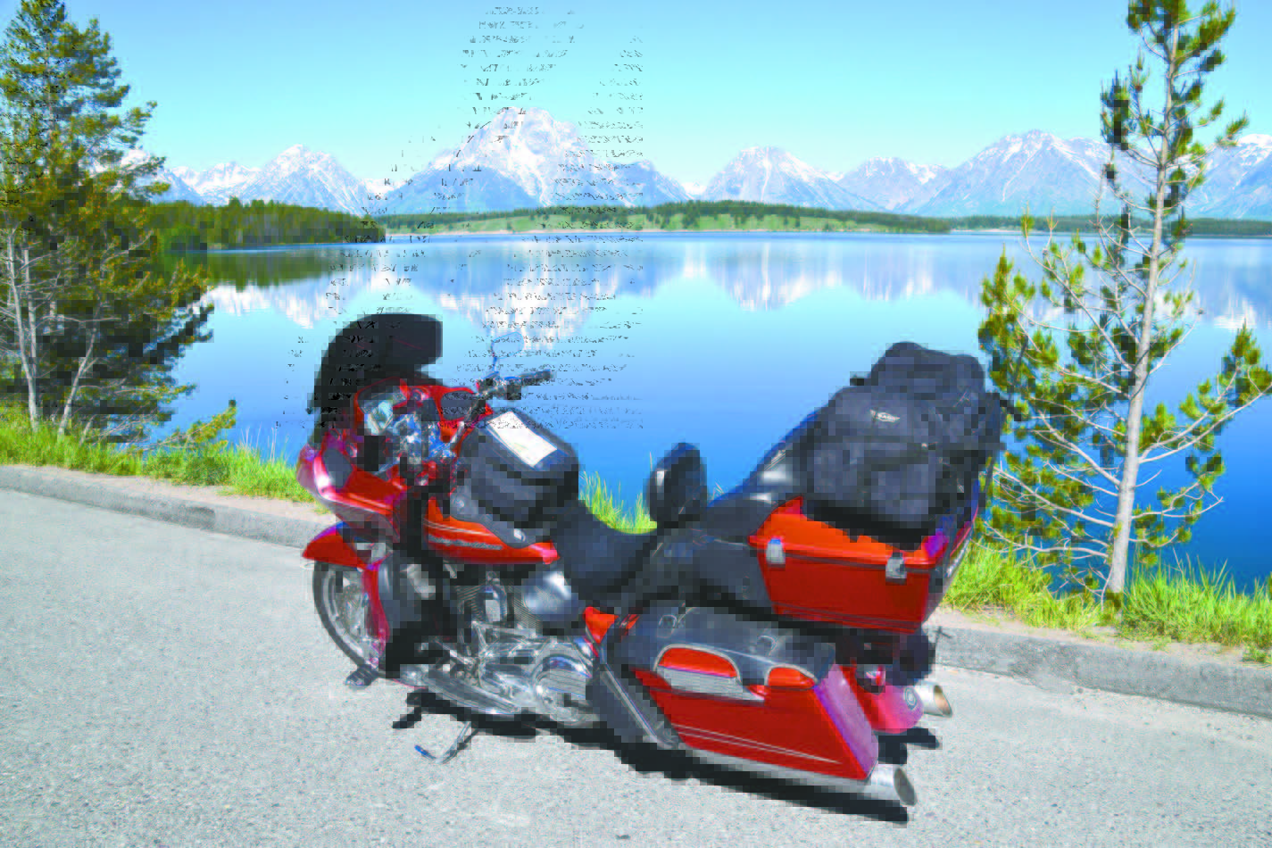 View of Jackson Lake and the Teton Mountains