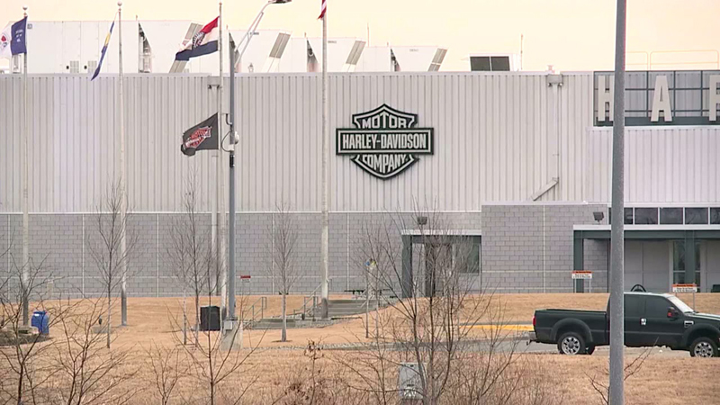 Harley-Davidson's Kansas City plant. Photo courtesy of FOX4.