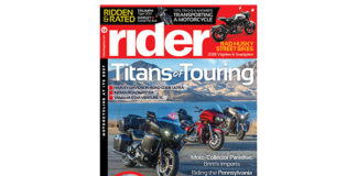 Rider magazine April 2018 cover