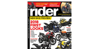 Rider magazine February 2018 cover