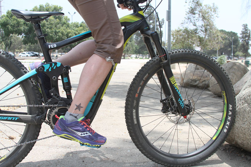 Balancing on a bicycle