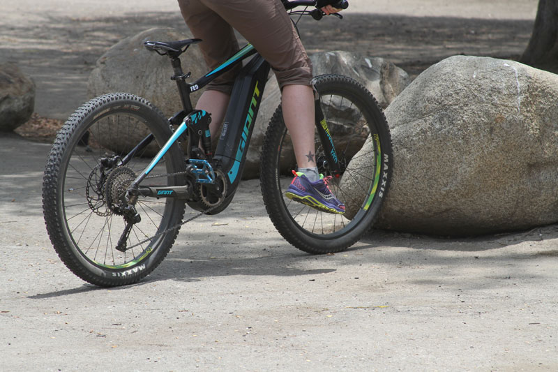 Balancing on a bicycle