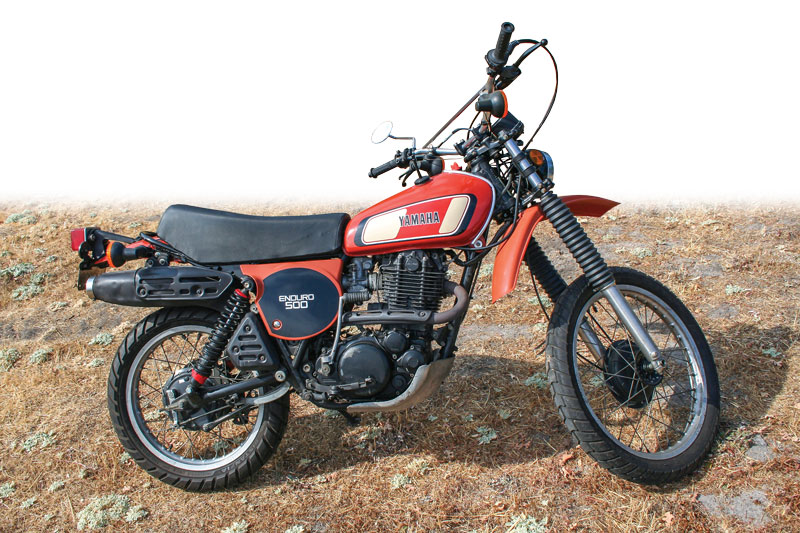 1977 Yamaha XT500 Enduro.