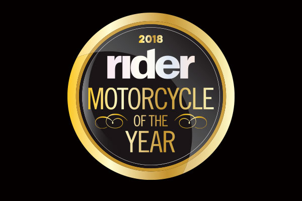 Rider magazine 2018 Motorcycle of the Year.