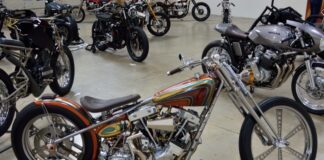 Tim Dixon's beautiful shovelhead was one of the finest example of a hand-built bike; even the wheels were machined by Tim
