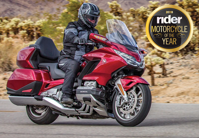 2018 Honda Gold Wing Tour, Rider magazine's Motorcycle of the Year. Photo by Kevin Wing.