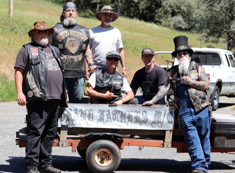 The Grand Fathers MC welcoming committee
