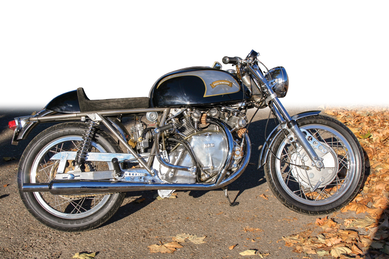 1948 Vincent Rapide with 1970 Egli Frame.