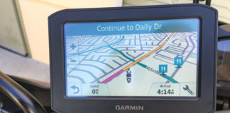 The Garmin zumo 396LMT-S mounted on a Yamaha Tracer GT.