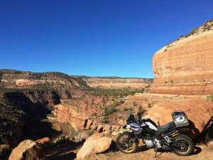 2019 BMW F 850 GS on Colorado Highway 141, Dolores River Canyon