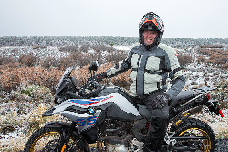 2019 BMW F 850 GS in the snow