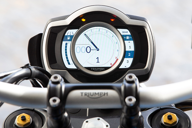 2019 Triumph Scrambler 1200 XE TFT display