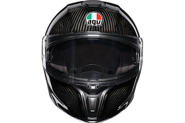 AGV SportModular helmet in Glossy Carbon.