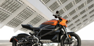 2020 Harley-Davidson LiveWire electric motorcycle. Image courtesy Harley-Davidson.