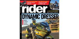 Rider Magazine cover, October 2018.