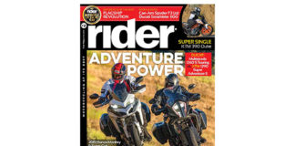 Rider Magazine cover, September 2018.