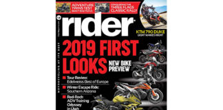Rider magazine, February 2019.